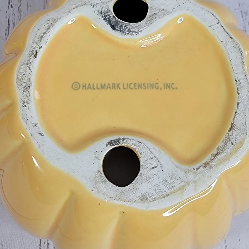 Hallmark Vintage Fall Halloween Harvest Ceramic Pumpkin Suger Dish Stash Spot - Picture 10 of 12